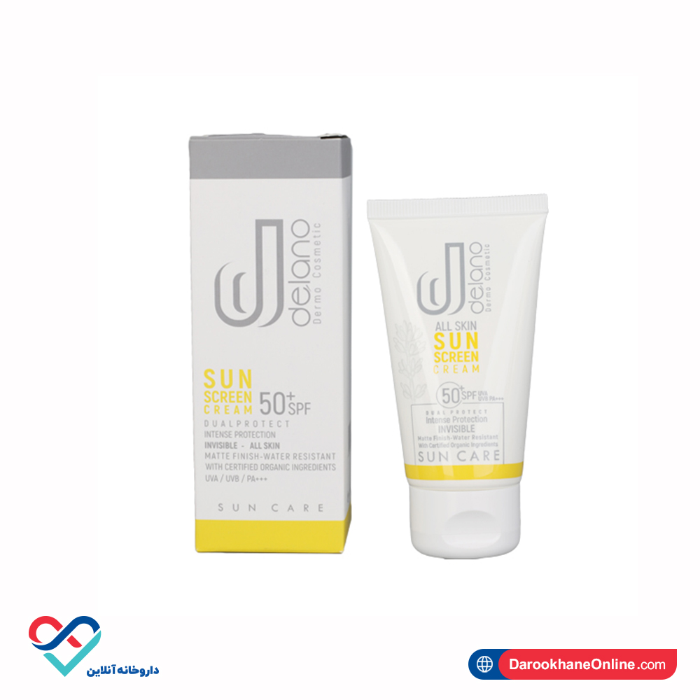 delano all skin spf 50.jpg ضدآفتاب spf50 مناسب انواع پوست دلانو 50 میل - Image 1